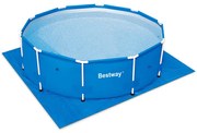 Covor protectie pentru piscina Bestway Polietilena Albastru 396 x 396 cm
