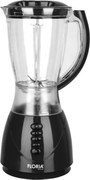 Blender FLORIA ZLN3080 Negru, Putere 300W, capacitate 1.5L, 3 viteze, Functie puls-Vas plastic