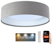 Plafonieră LED dimabilă SMART GALAXY LED/36W/230V Wi-Fi Tuya gri/albă + telecomandă