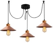 Lustră arămie cu abajur din metal Manavgat – Opviq lights