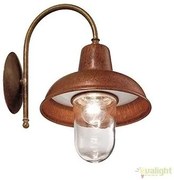 Aplica de perete cu protectie IP44, fabricata manual, diam.25,5cm, Contrada 243.26.OR