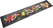 vidaXL Covor de bucătărie lavabil Spices, 60x300 cm, catifea