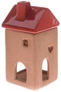 Lampă ceramică pentru aromaterapie Red House, 7,5x 15 x 7,5 cm