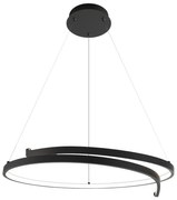 Lustră LED pe cablu LORENZO LED/35W/230V negru