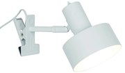Veioza/ Lampa cu clips/ clema de birou Matis alb