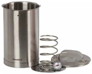 Ustensila preparat sunca Klausberg KB 7588, 1,5 litri, Termometru, 10 plicuri, Otel inoxidabil