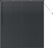 vidaXL Jaluzele venetiene Manual Negru 175 x 155 cm Aluminiu