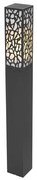 Stâlp modern pentru exterior negru 90 cm IP44 - Nicole