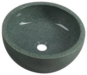 Sapho - Lavoar pentru blat PRIORI Ø 42 cm ceramică/verde
