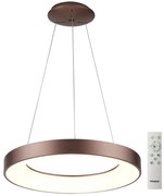 Azzardo AZ5011 - Lustră LED dimabilă pe cablu SANTANA LED/80W/230V maro + + telecomandă