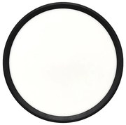 Lampă LED de tavan 24W/230V, 3000/4000/6500K, Ø 30 cm, neagră