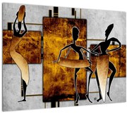 Tablou - Motiv cultura africană (70x50 cm)