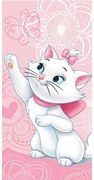 Prosop pentru copii roz din bumbac 70x140 cm Marie Cat "Butterfly" – Jerry Fabrics
