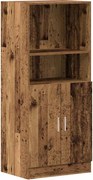 vidaXL Dulap de bucătărie, lemn vechi, 57x41,5x131,5 cm lemn prelucrat