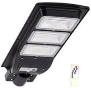 Lampă LED stradală solară cu senzor STREET 3xLED/9W/3,2V IP65 + telecomandă