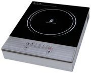 Plita cu infrarosu Elite EFP-1256B, 2200W, Control tactil, Afisaj LED, Timer, Negru/inox