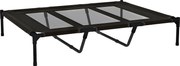 PawHut Pat Înălțat pentru Câini de Talie Mare cu Zonă Respirabilă și Geantă 122x92x23 cm Negru | Aosom Romania