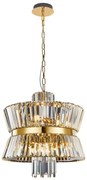 Lustră pe lanț AURELIA 12xE14/40W/230V auriu