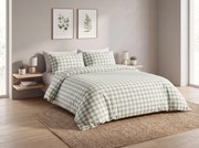 Lenjerie de pat din bumbac GREEN CUBIS verde, 100% bumbac Dimensiune lenjerie de pat: 70 x 80 cm | 140 x 200 cm