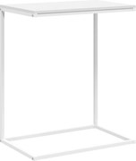 vidaXL Masă laterală, alb, 55x35x66 cm, lemn compozit