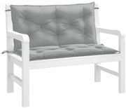 vidaXL Pernă bancă de grădină 2db melanj gri deschis 100x50x7cm textil