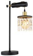Veioza, lampa de masa design modern COMMA alama mat, negru