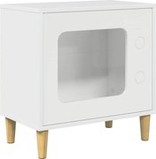 vidaXL Casa pentru pisici Alb Lucios 51 x 30 x 52 cm Lemn compozit