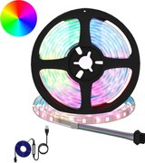 vidaXL Bandă LED 2 pcs Negru și transparent 210 x 0,8 x 0,3 cm
