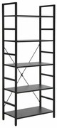 Raft Minto, 5 rafturi, negru
