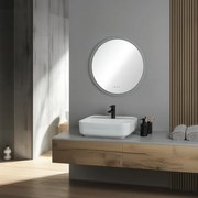 Brilagi-LED CLARA PRO LED RGBW, oglindă încălzită cu dimmer și iluminare de fundal, 18W/230V, diam. 60 cm, IP44