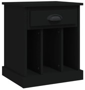vidaXL Noptiere, negru, 43x36x50 cm