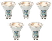 Set 5 becuri GU10 dimbare LED lamp 3W 200 lm 2200 - 6500K