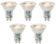 Set 5 becuri GU10 dimbare LED lamp 3W 200 lm 2200 - 6500K