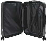 vidaXL Set de Valize cu blocare 3 pcs Gri închis 50 x 31 x 78 cm