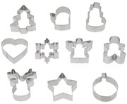 Forme de aluat 10 buc. cu model de Crăciun – Blomsterbergs