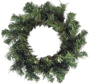 Coroană verde artificială, nedecorată, diam. 30 cm, diam. 30 cm