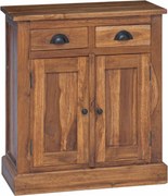 vidaXL Dulap de depozitare natural 65 x 30 x 75 cm Lemn solid de tec