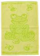Prosop pentru copii BEBÉ Broasca verde 30x50 cm
