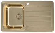 Chiuveta inox Alveus Monarch Line 20 finisaj bronz 86x50 cm