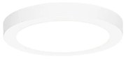 Spotlight îngropat sau montat pe suprafață alb 18 cm inclusiv LED cu dimmer 3 trepte la cald - Trans