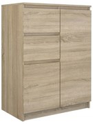 Odell 2D2S, dulap cu sertare, sonoma