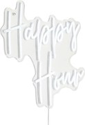 Lampă de perete neon albă inclusiv LED - Happy Hour