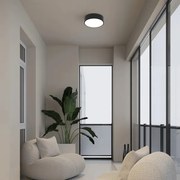 Plafonieră LED dimabilă Immax NEO 07200L RONDATE LED/18W/230V negru Tuya + telecomandă
