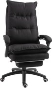 Vinsetto Scaun Birou cu Masaj, cu Înălțime Reglabilă, 6 Puncte de Masaj și Telecomandă, 70x62x120-130 cm, Negru | Aosom Romania
