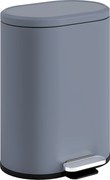 HOMCOM Coș gunoi bucătărie 30 L, coș cu pedală, coș interior detașabil, capac cu închidere lină, 36,5x31x61cm, gri | Aosom Romania