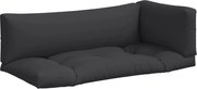 vidaXL Perne de paleți, 3 buc., negru, material textil