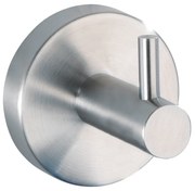 Cârlig argintiu mat de montat pe perete din oțel inoxidabil Bosio – Wenko