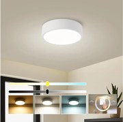 Brilagi - Plafonieră LED POOL, 18 W, 230 V, 3000/4000/6000 K, Ø 20 cm, alb