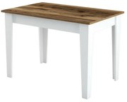 Masă de sufragerie Kiev White and Walnut