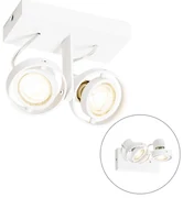 Spotlight modern alb cu 2 lumini - Master 50